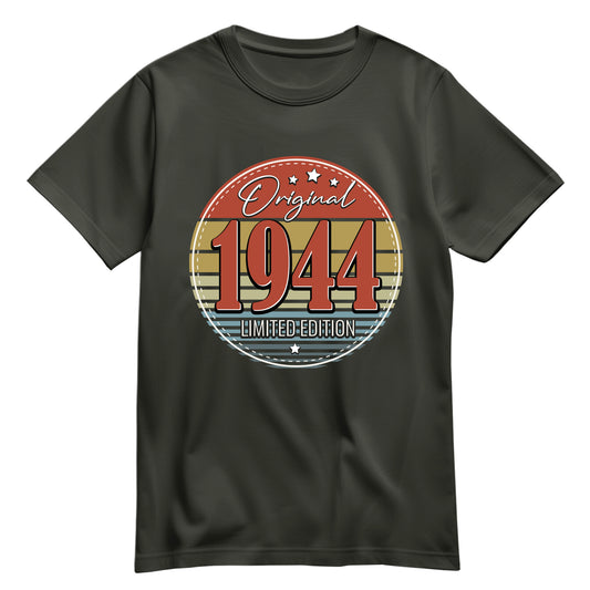 Geburtstagshirt - Original Limited Edition 1944 – Vintage Khaki - FULiMA®
