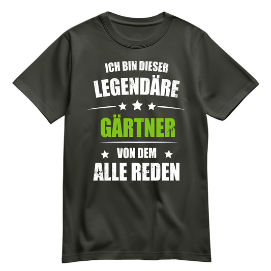 Ich bin dieser Legendäre Gärtner von dem alle reden - Shirt Khaki - FULiMA®