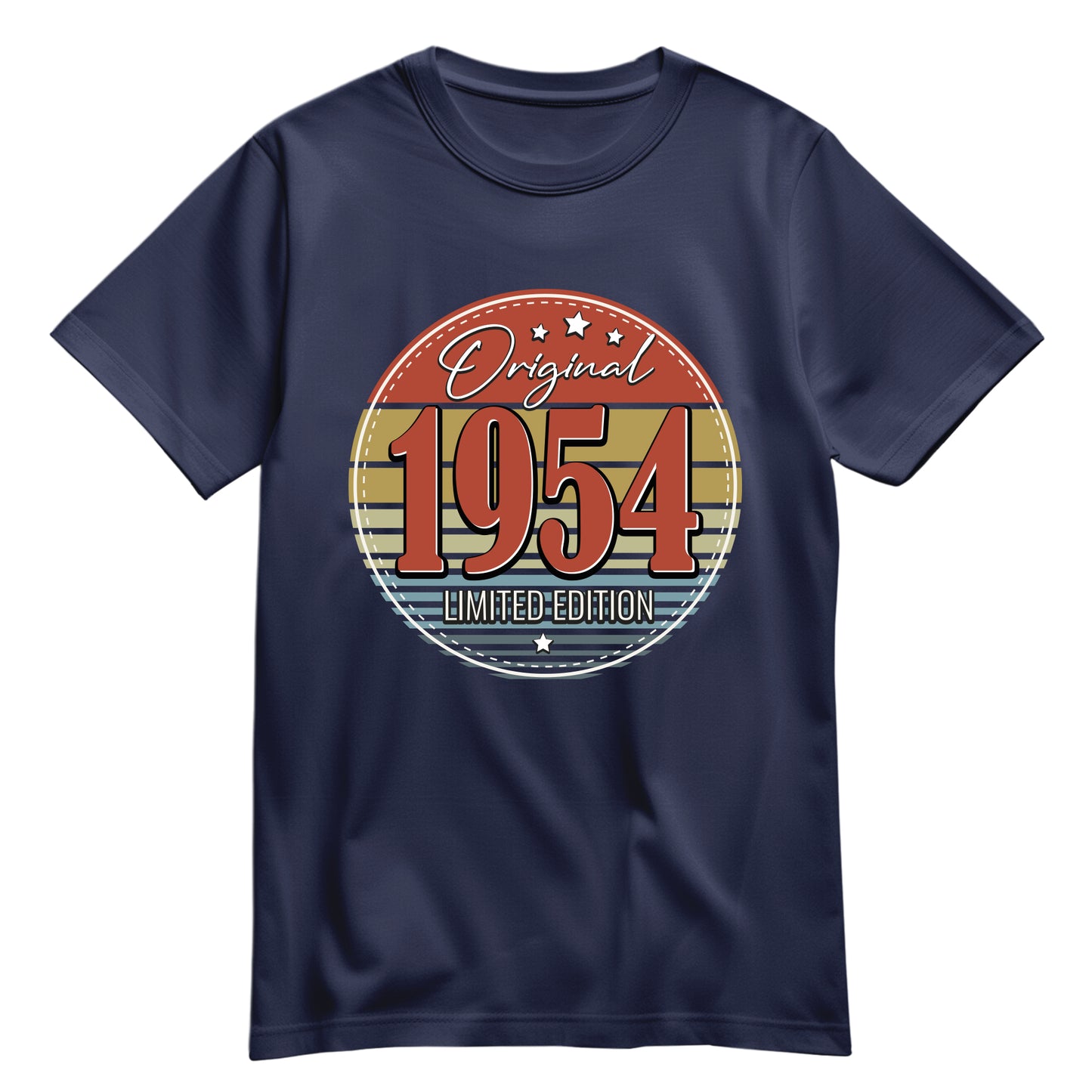 Geburtstagshirt - Original Limited Edition 1954 – Vintage Navy - FULiMA®