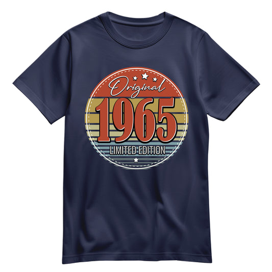 Geburtstagsshirt - Original Limited Edition 1965 – Vintage Navy - FULiMA®