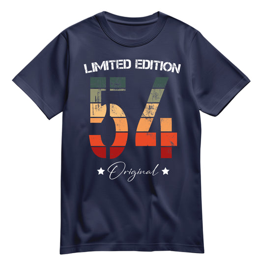 Limited Edition Original Grunge Vintage 54 - Geburtstagsshirt Navy - FULiMA®