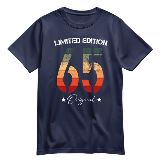 Limited Edition Original Grunge Vintage 65 - Geburtstagsshirt Navy - FULiMA®