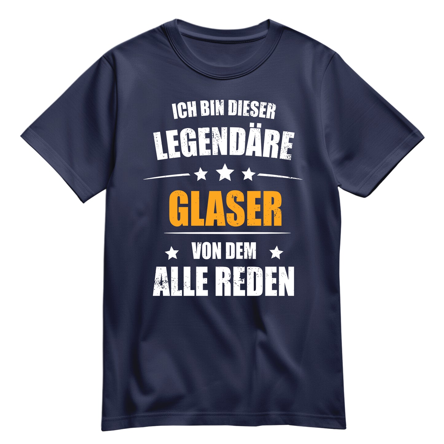 Ich bin dieser Legendäre Glaser von dem alle reden - Shirt Navy - FULiMA®