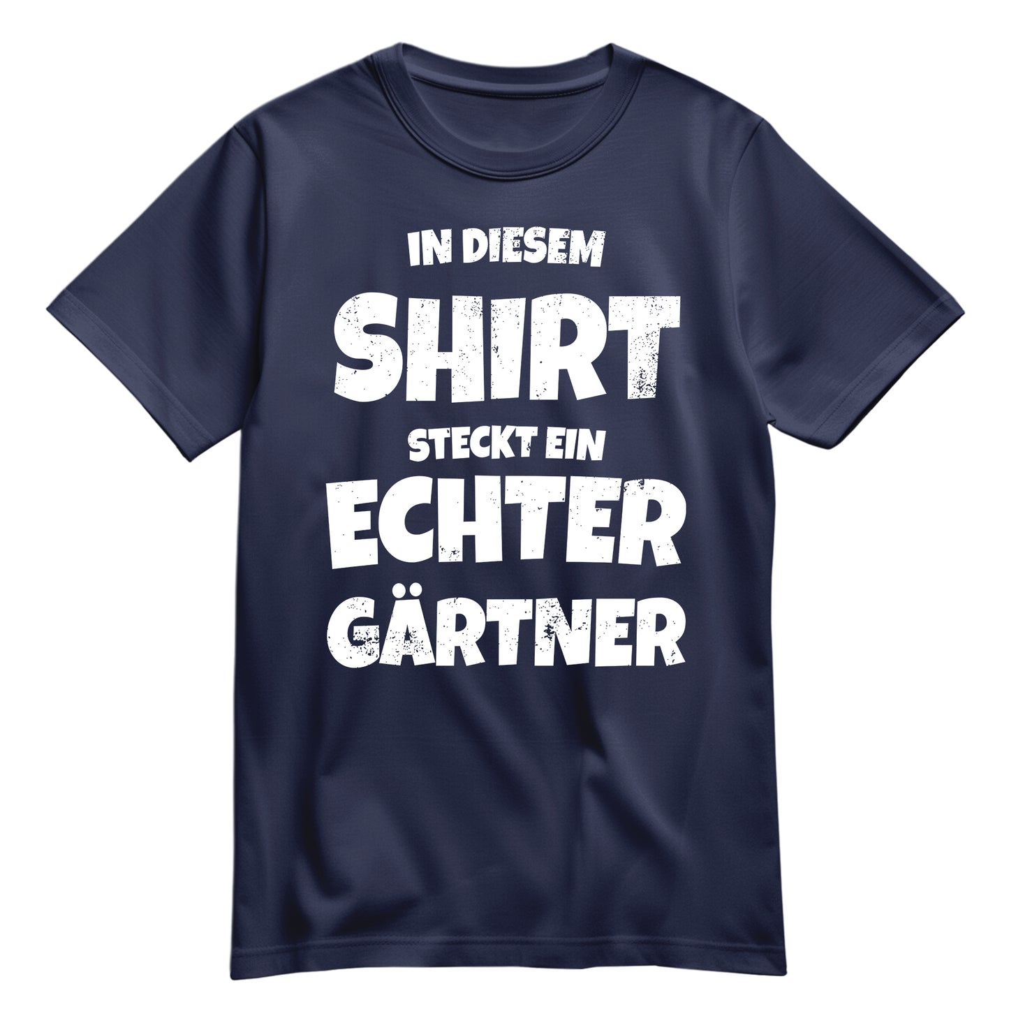 In diesem Shirt steckt ein echter Gärtner - Shirt Navy - FULiMA®