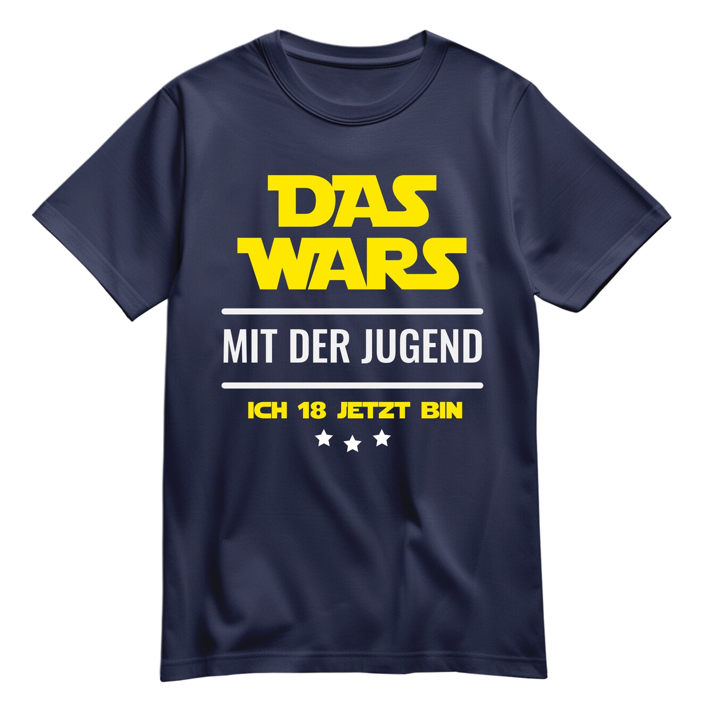 Das wars mit der Jugend ich 18 jetzt bin Geburtstag Shirt Navy - FULiMA®