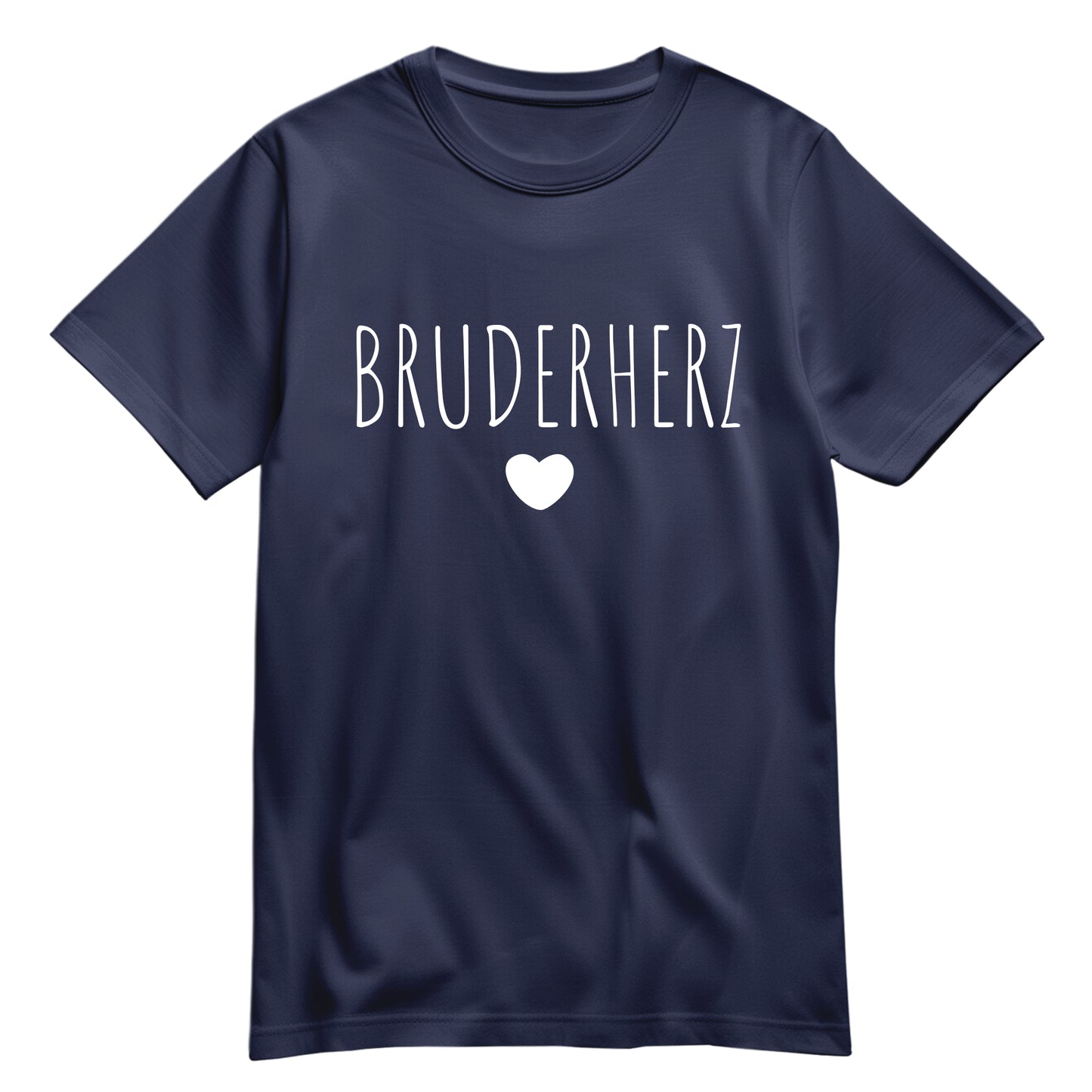 Bruder Shirt - Bruderherz Schriftzug - Geschenk Navy - FULiMA®