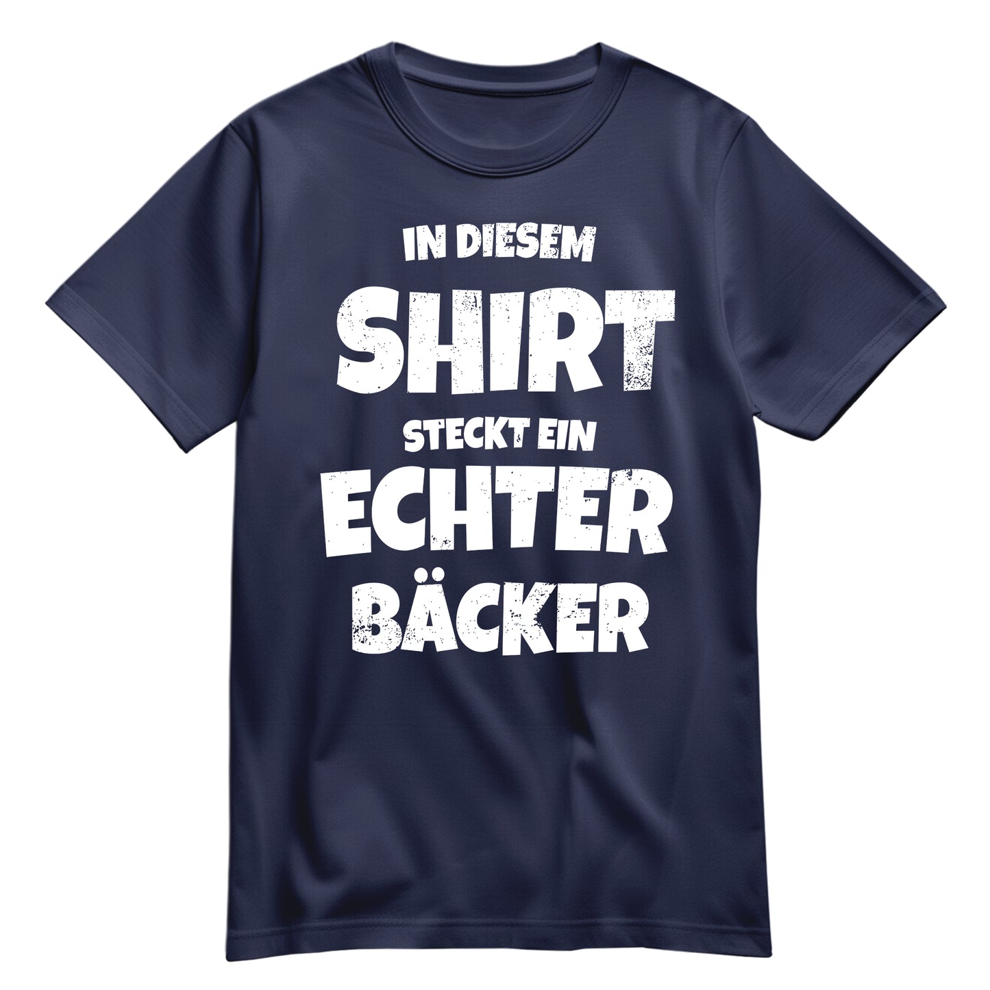 In diesem Shirt steckt ein echter Bäcker - Shirt Navy - FULiMA®