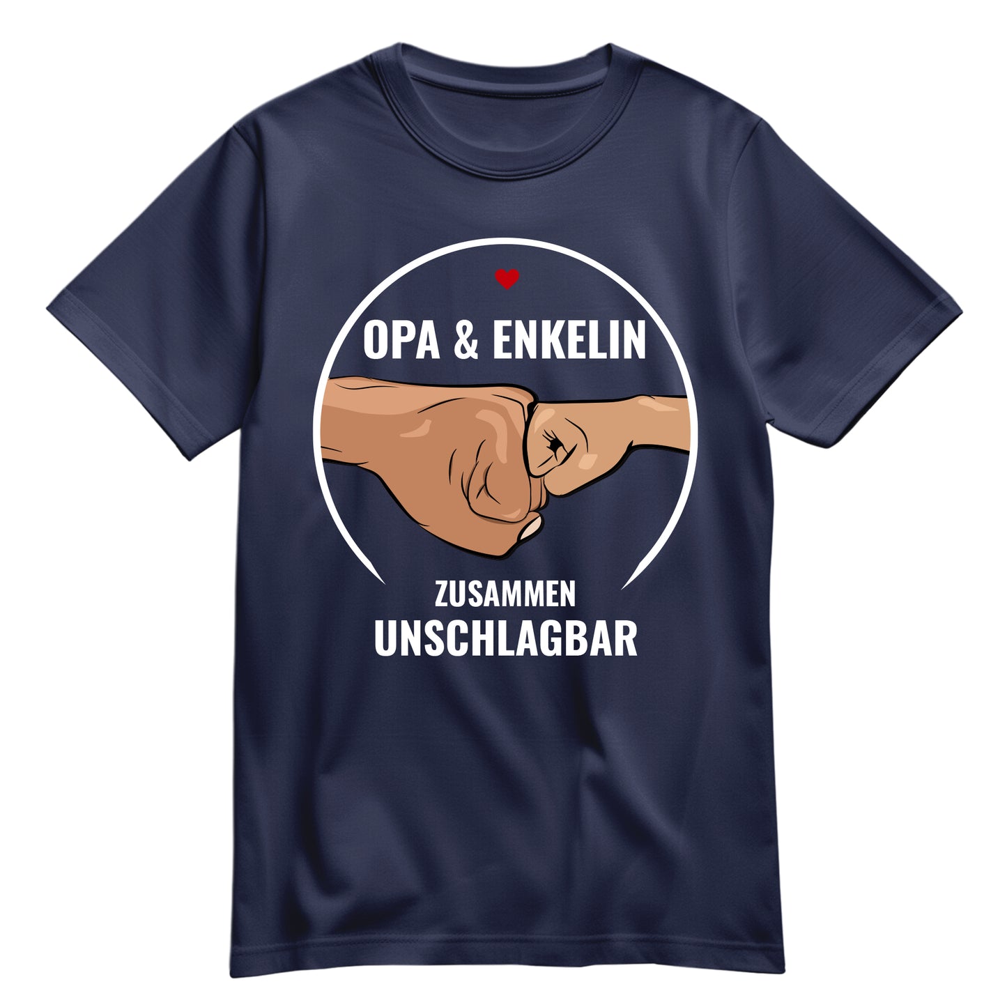 Opa Shirt - Opa und Enkelin Zusammen Unschlagbar - Geschenkidee Navy - FULiMA®