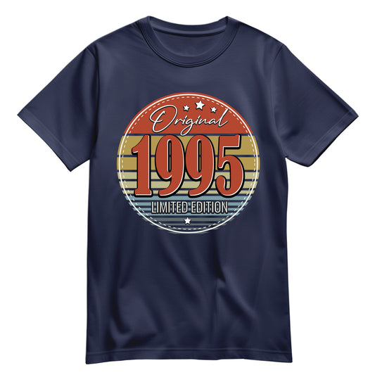 Geburtstagsshirt - Original Limited Edition 1995 – Vintage Navy - FULiMA®