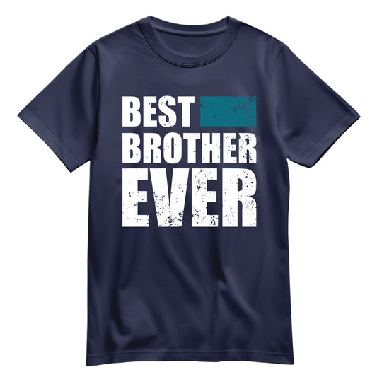 Bruder Shirt - Best Brother Ever - Geschenk Navy - FULiMA®