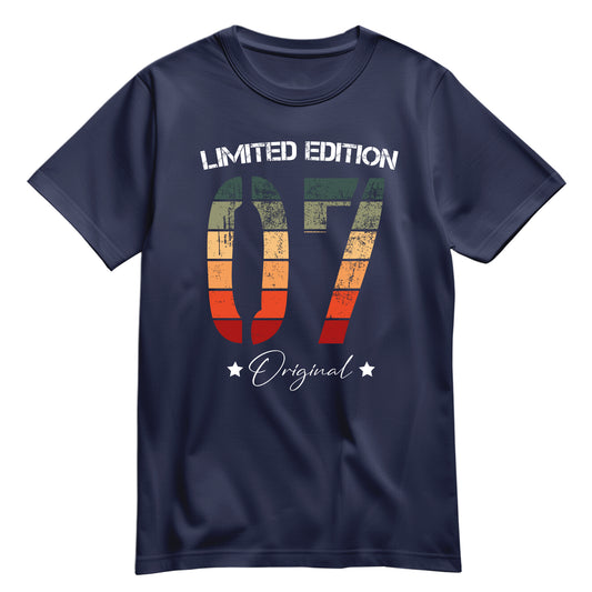 Limited Edition Original Grunge Vintage 07 - Geburtstagsshirt Navy - FULiMA®