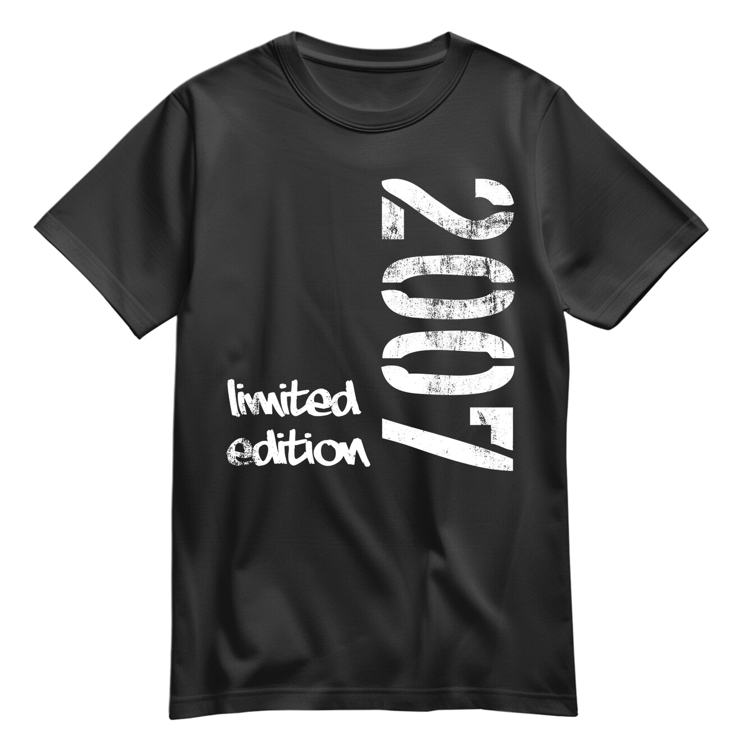 Limited Edition 2007 - Geburtstagsshirt Schwarz - FULiMA®