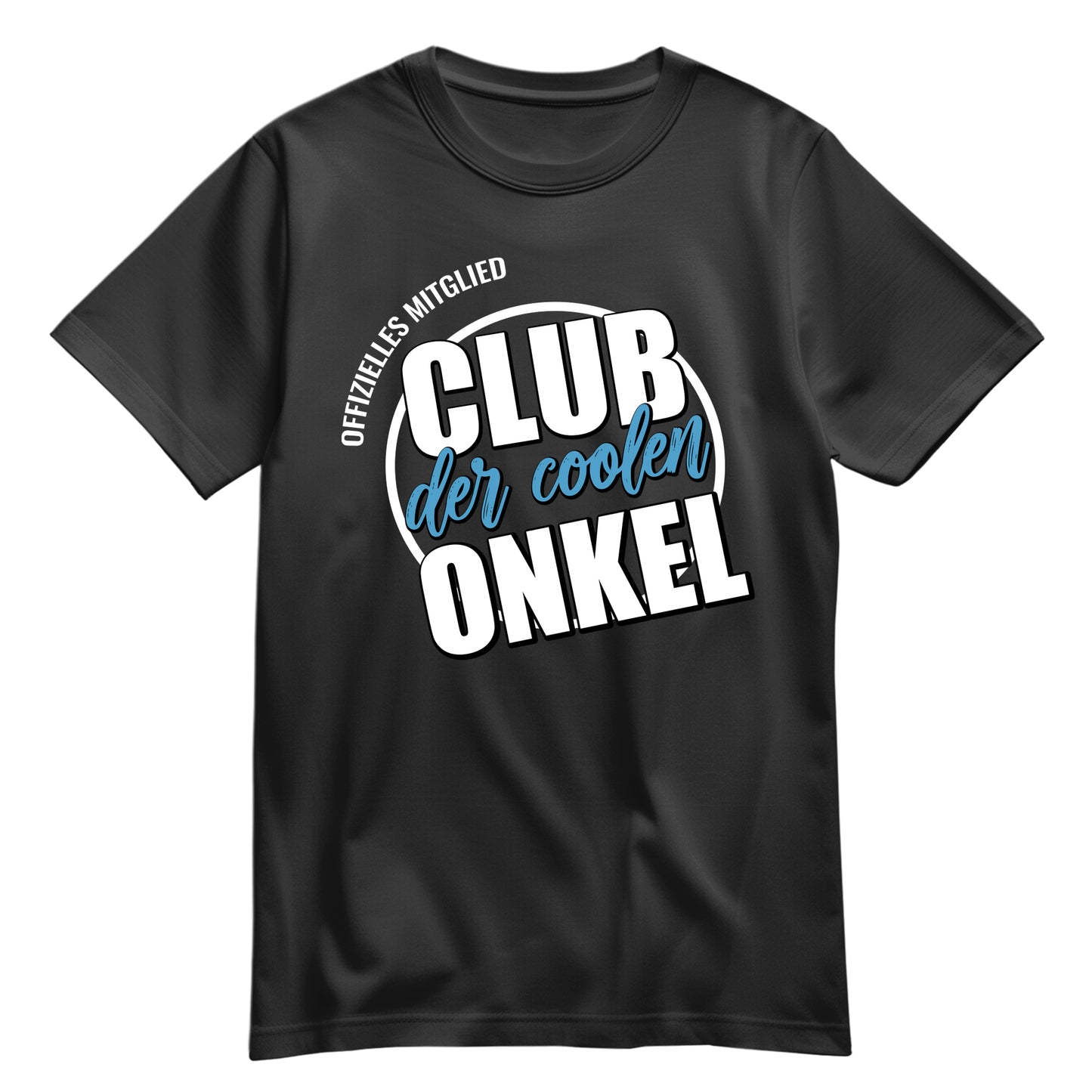 Onkel Shirt - Offizielles Mitglied Club der coolen Onkel - Geschenk Schwarz - FULiMA®