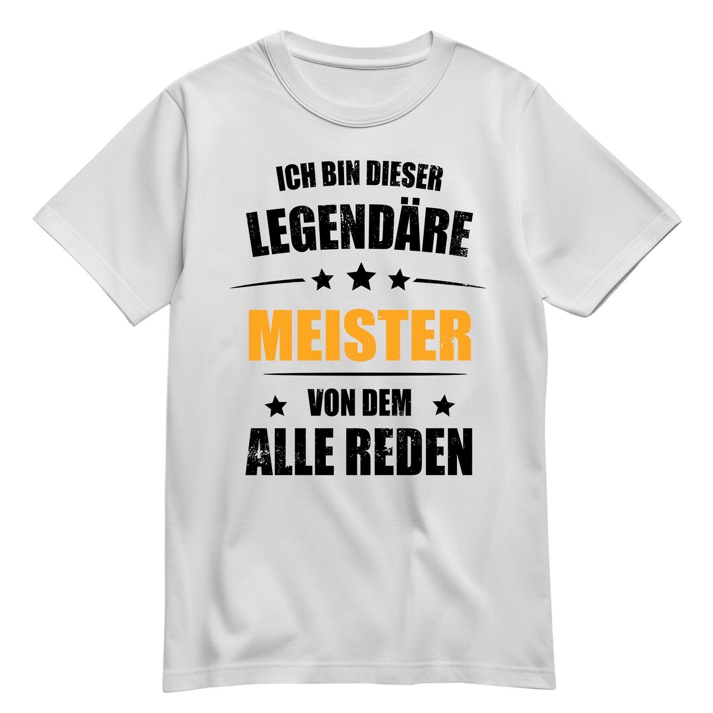 Ich bin dieser Legendäre Meister von dem alle reden - Shirt Weiß - FULiMA®