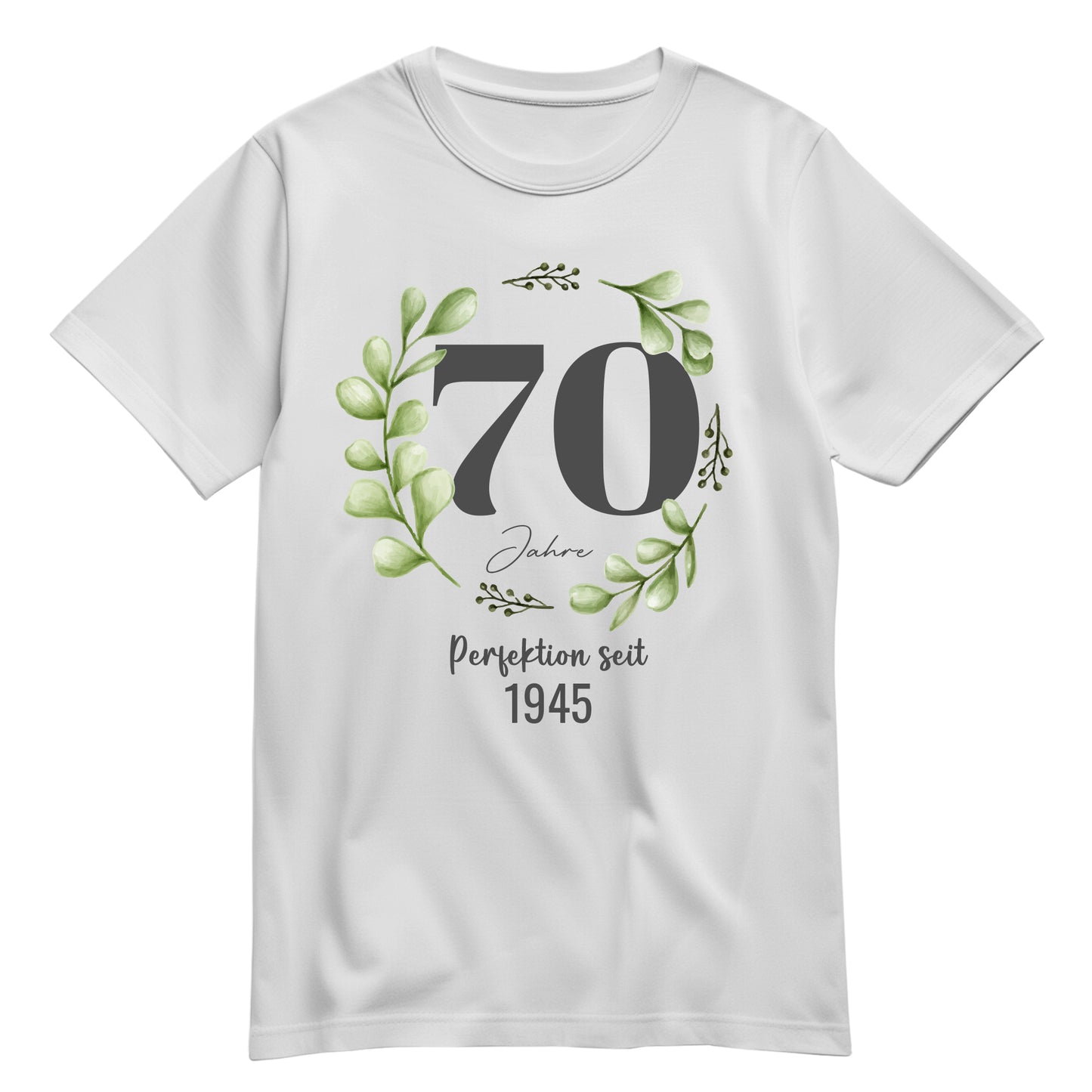 70 Jahre Perfektion seit 1955 - Geburtstag Shirt Weiß - FULiMA®