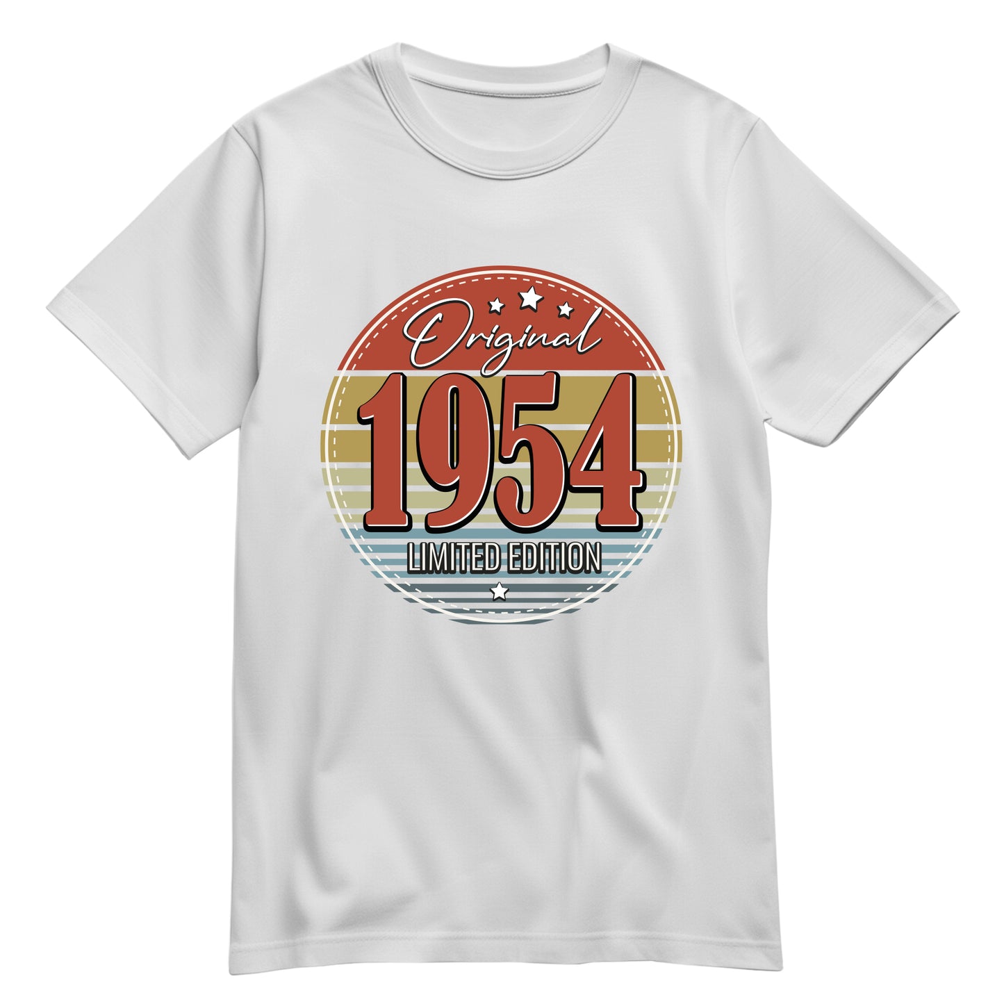 Geburtstagshirt - Original Limited Edition 1954 – Vintage Weiß - FULiMA®