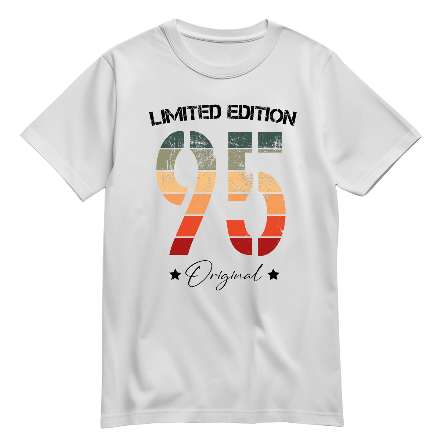 Limited Edition Original Grunge Vintage 95 - Geburtstagsshirt Weiß - FULiMA®