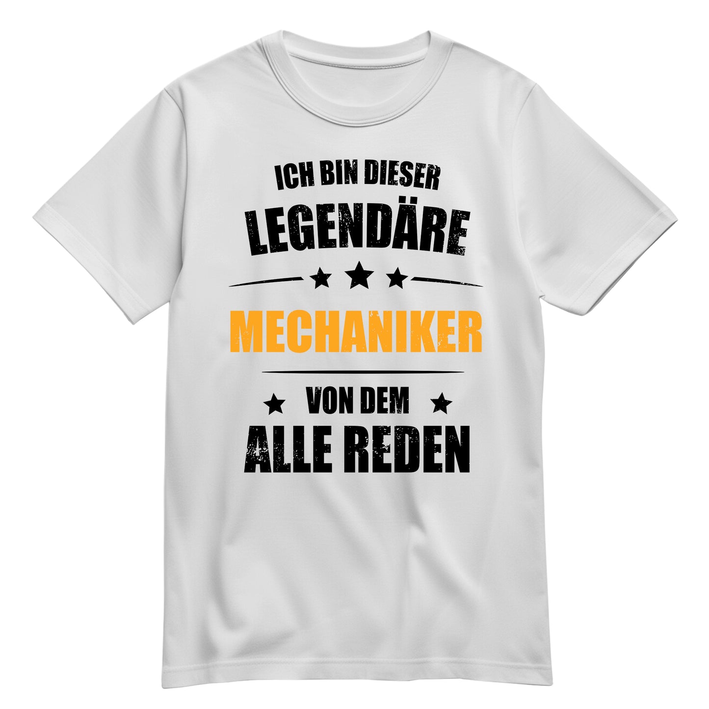 Ich bin dieser Legendäre Mechaniker von dem alle reden - Shirt Weiß - FULiMA®