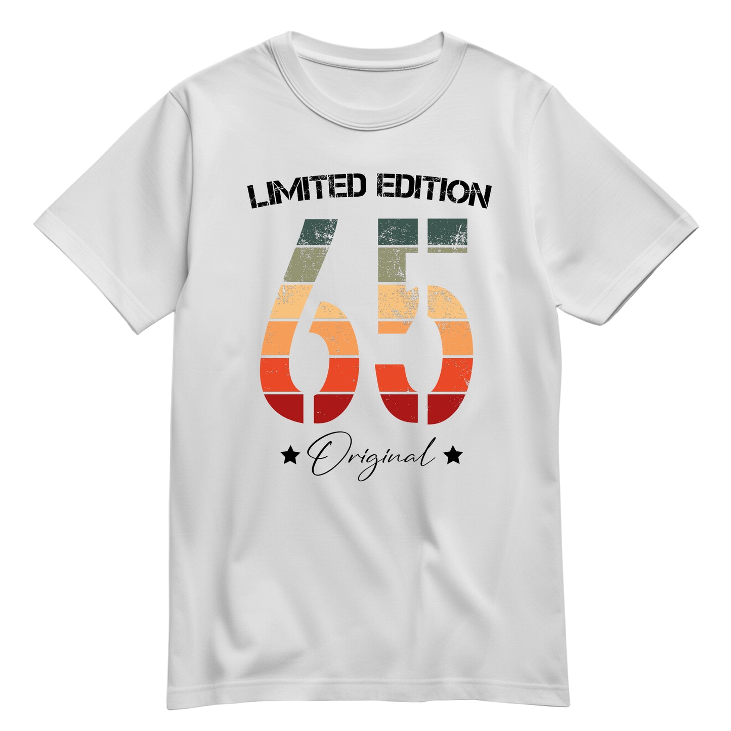 Limited Edition Original Grunge Vintage 65 - Geburtstagsshirt Weiß - FULiMA®