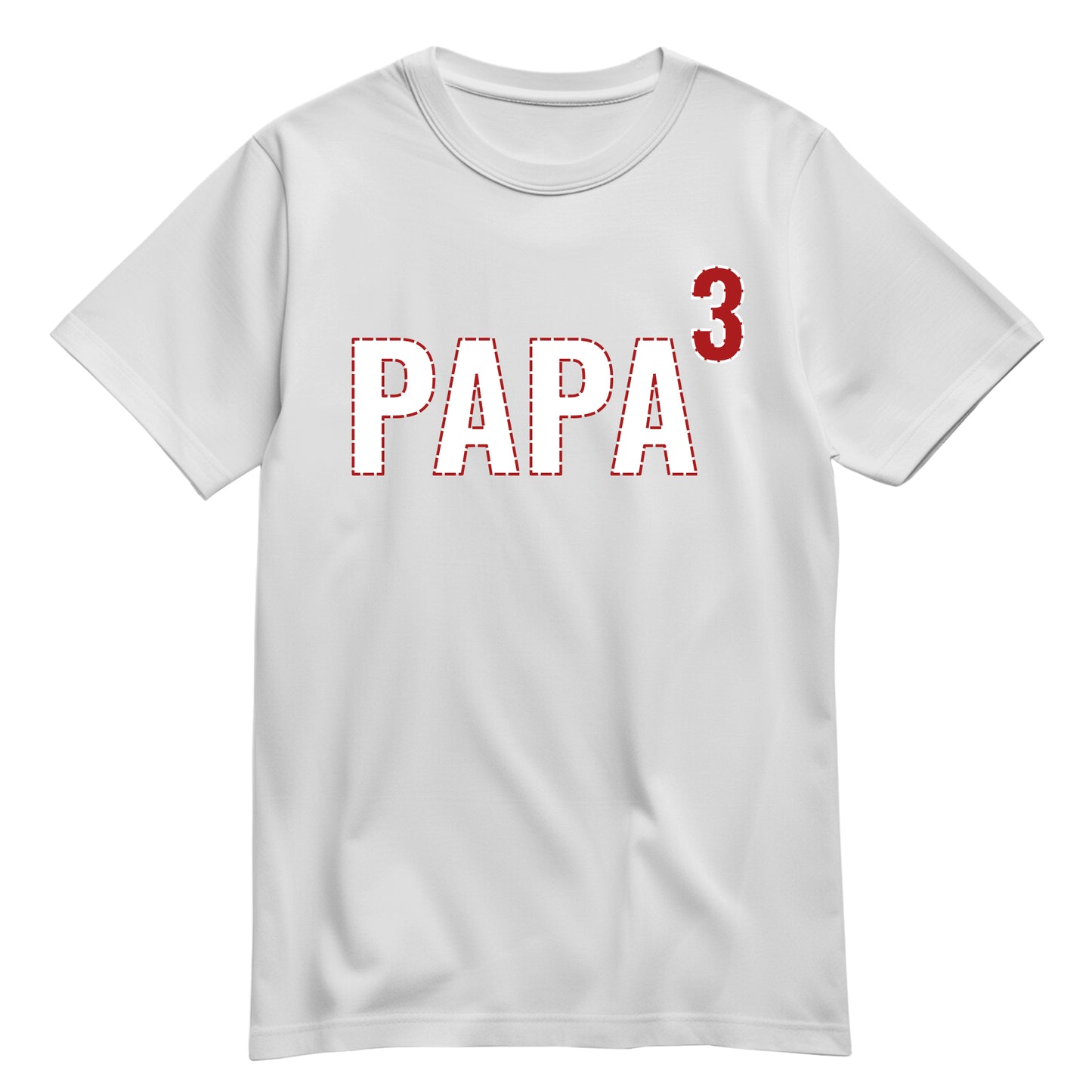 Papa Shirt - mit Anzahl der Kinder - Papa Geschenk Weiß - FULiMA®