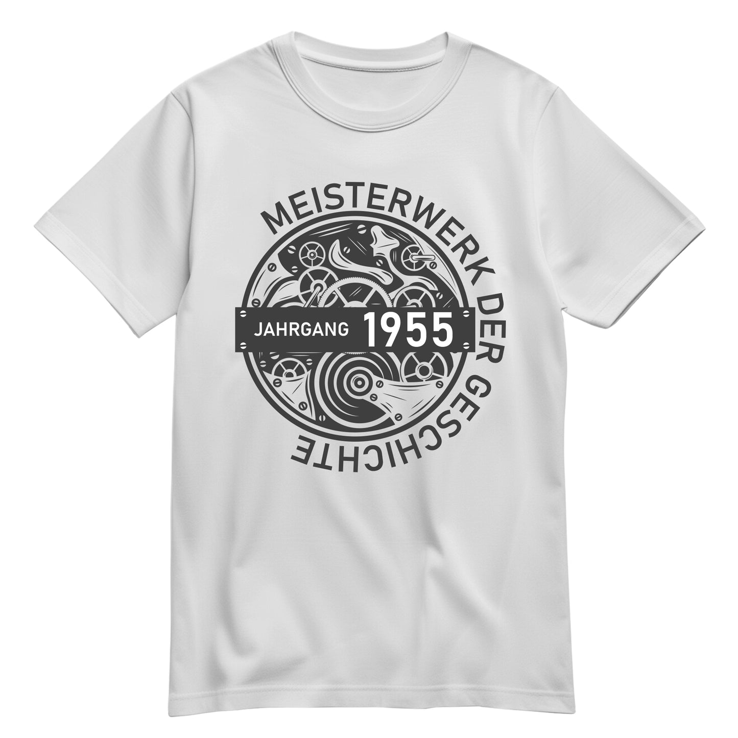 Jahrgang 1955 Meisterwerk der Geschichte - Geburtstag Shirt Weiß - FULiMA®