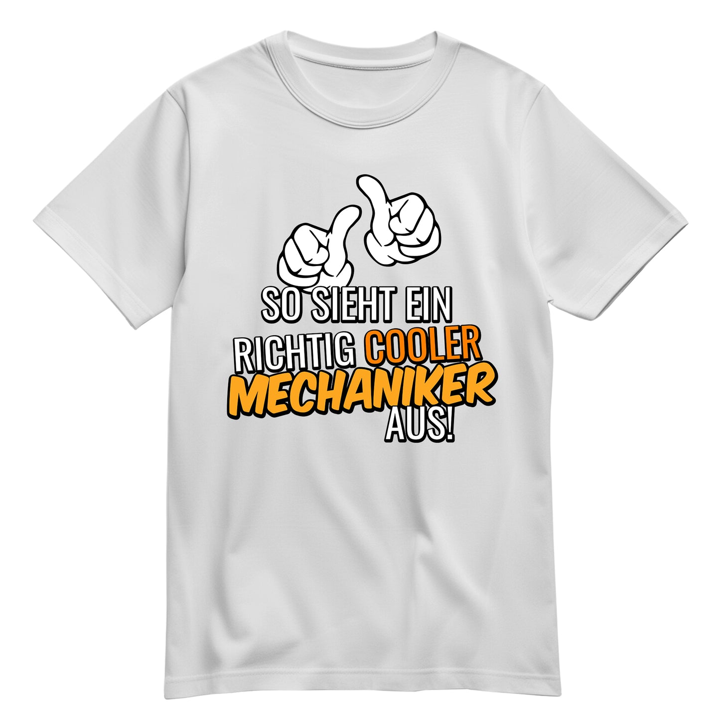 So sieht ein richtig cooler Mechaniker aus - Shirt Weiß - FULiMA®