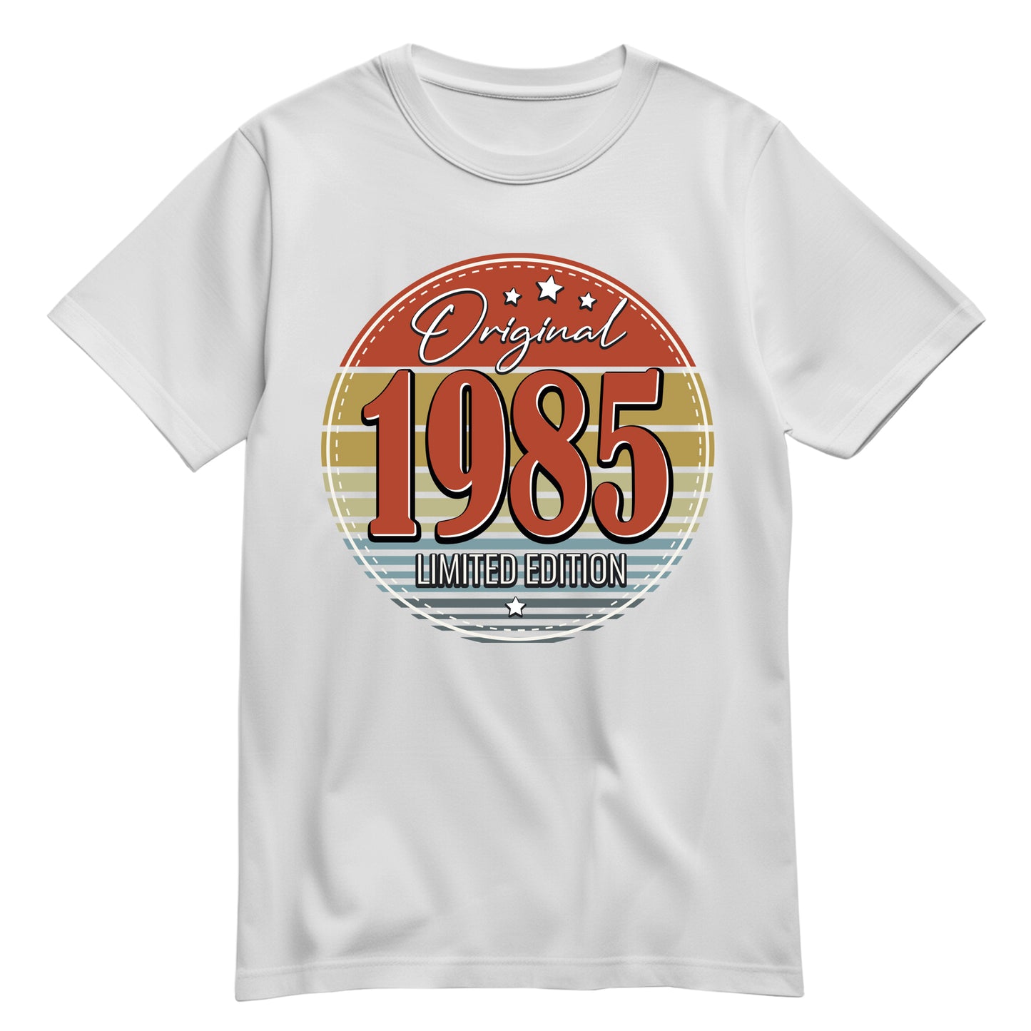 Geburtstagsshirt - Original Limited Edition 1985 – Vintage Weiß - FULiMA®