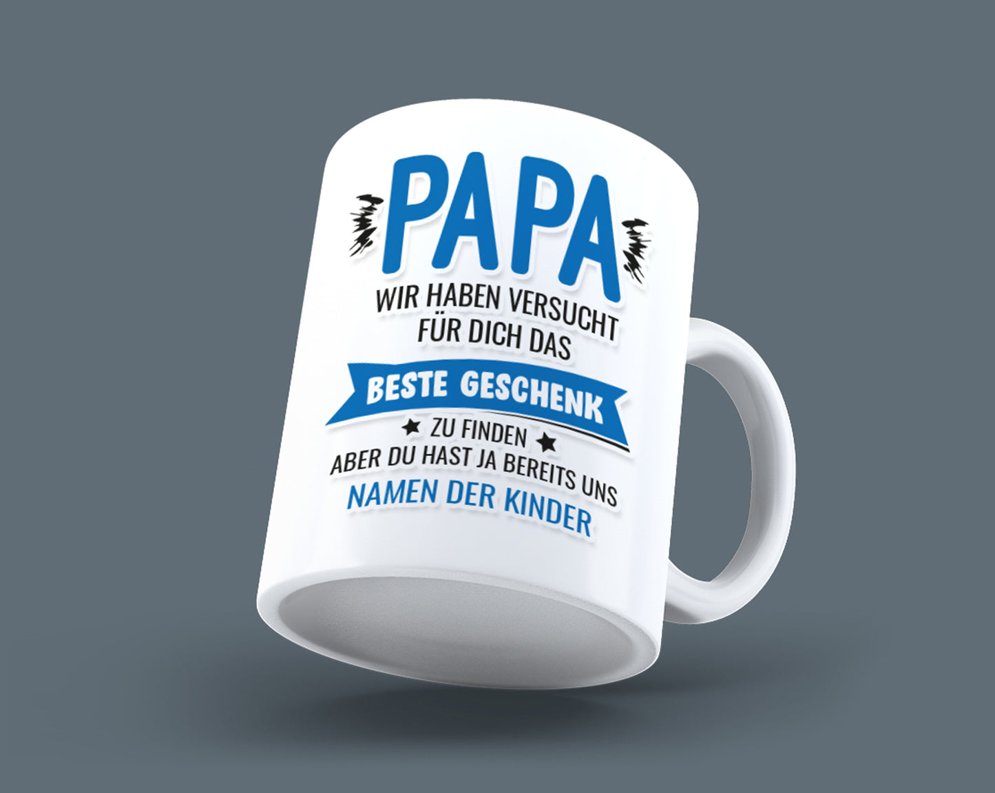 Personalisierte Papa Tasse versucht beste Geschenk - Fulima