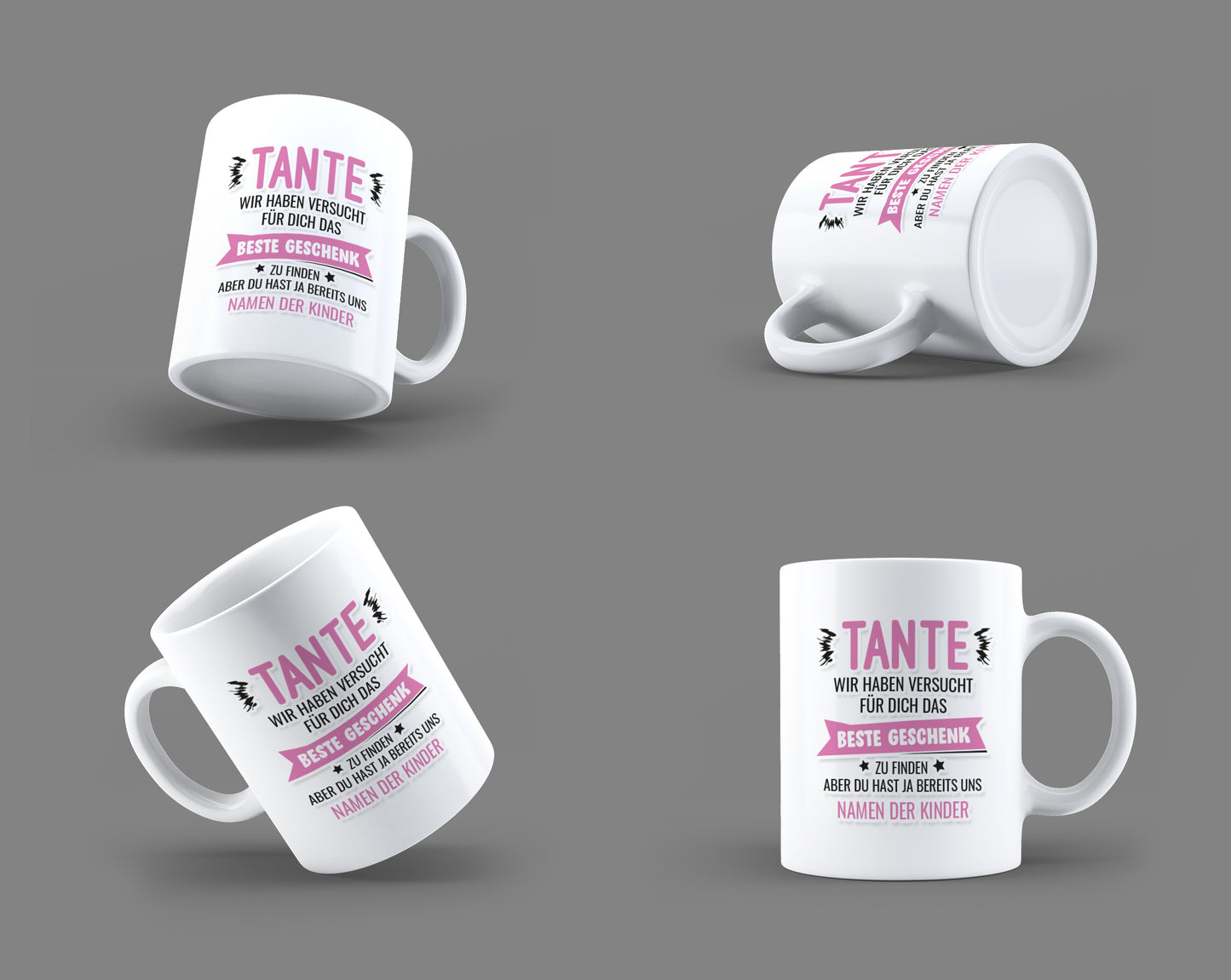 Tante wir haben versucht das beste Geschenk zu finden - Personalisierte Tante Tasse - Fulima