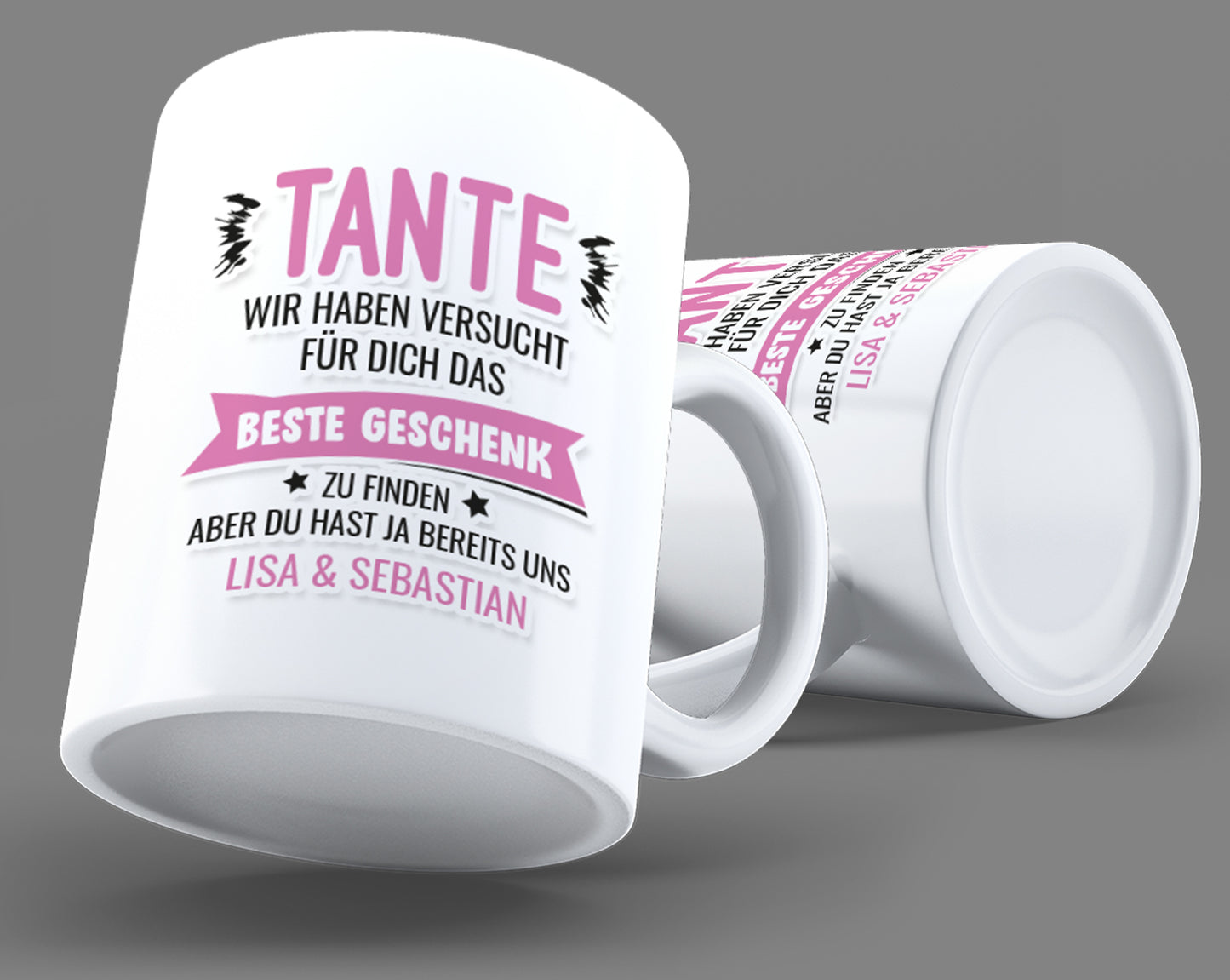 Tante wir haben versucht das beste Geschenk zu finden - Personalisierte Tante Tasse - Fulima
