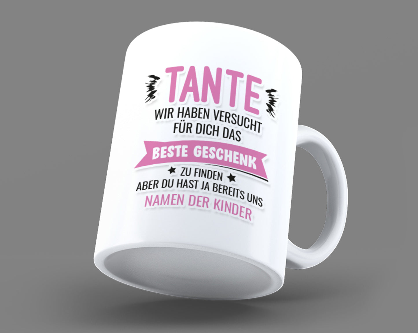 Tante wir haben versucht das beste Geschenk zu finden - Personalisierte Tante Tasse - Fulima