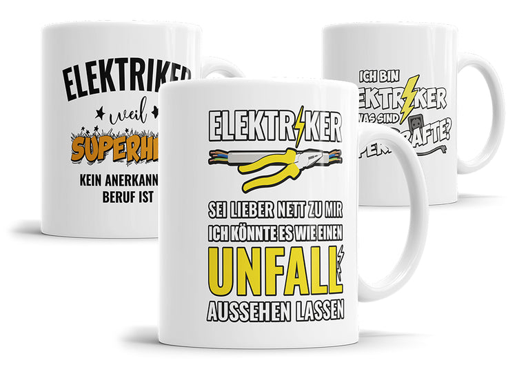 Tassen für Elektriker