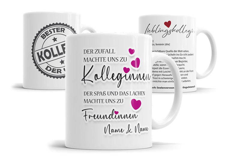 Bedruckte Tassen für Kollegen – Personalisierte und Lustige Designs