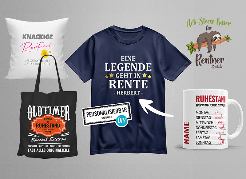 Rente Geschenk - Geschenkideen zum Ruhestand