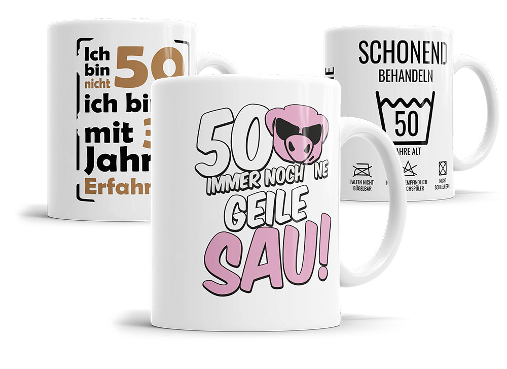 Tassen zum 50. Geburtstag – Personalisierte und Lustige Geschenkideen