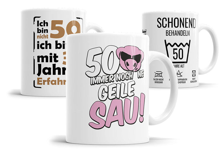 Tassen zum 50. Geburtstag – Personalisierte und Lustige Geschenkideen