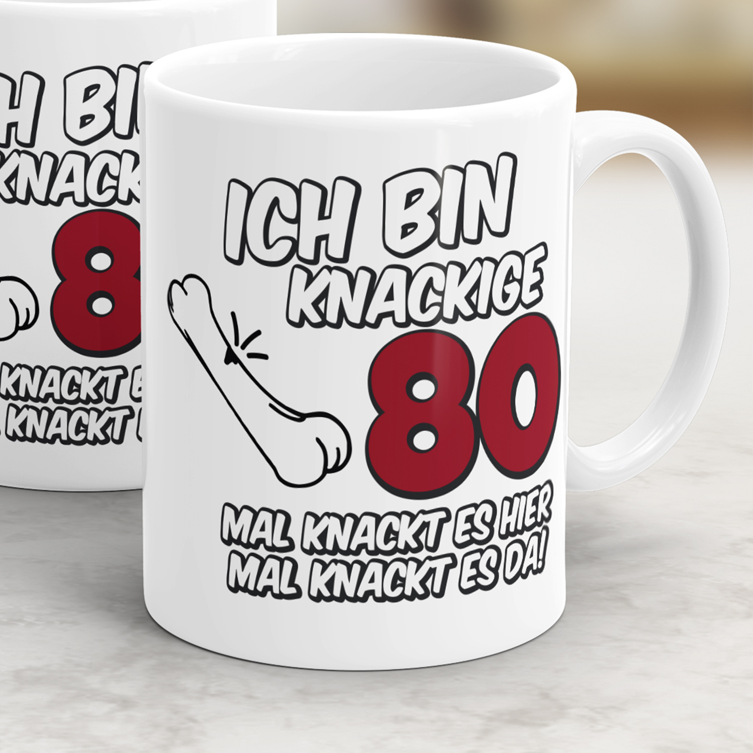Tassen zum 80. Geburtstag – Personalisierte und Lustige Geschenkideen