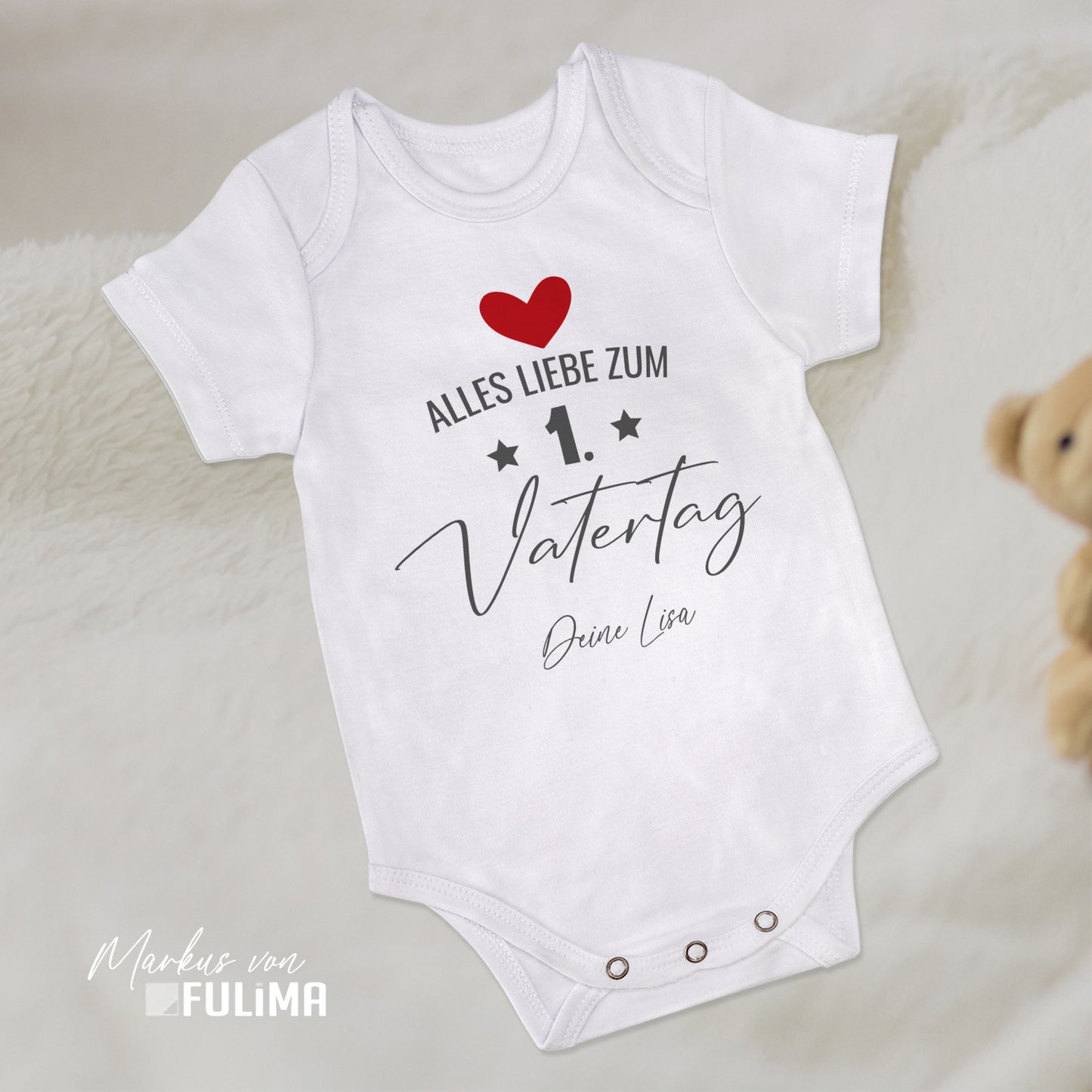 Babybody - Alles liebe zum 1. Vatertag - Geschenkidee Vatertag - FULiMA®