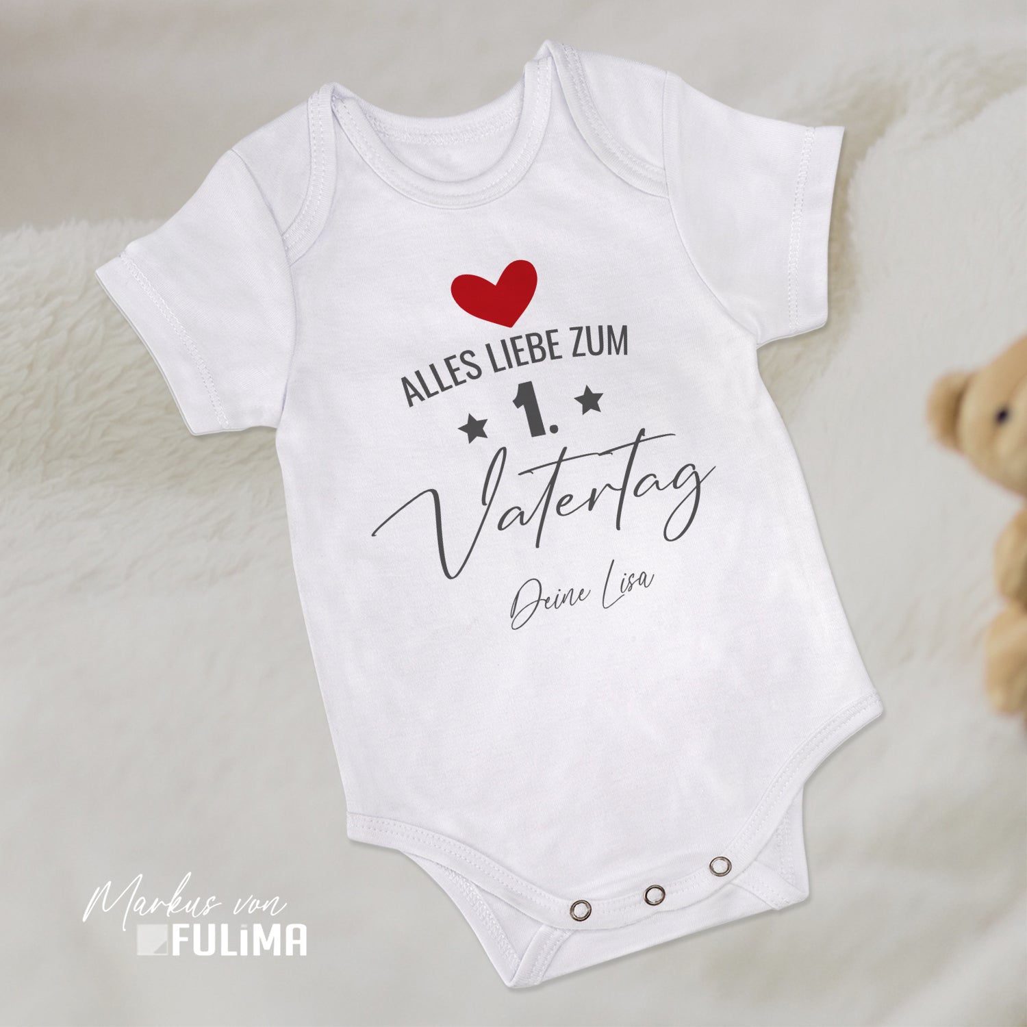 Babybody - Alles liebe zum 1. Vatertag - Geschenkidee Vatertag - FULiMA®