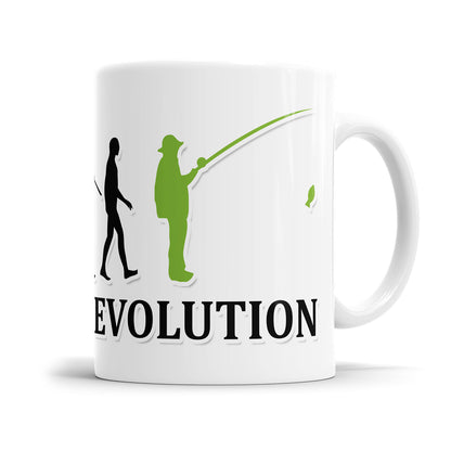 Angler Evolution Tasse - Geschenkidee für Angler - Fulima