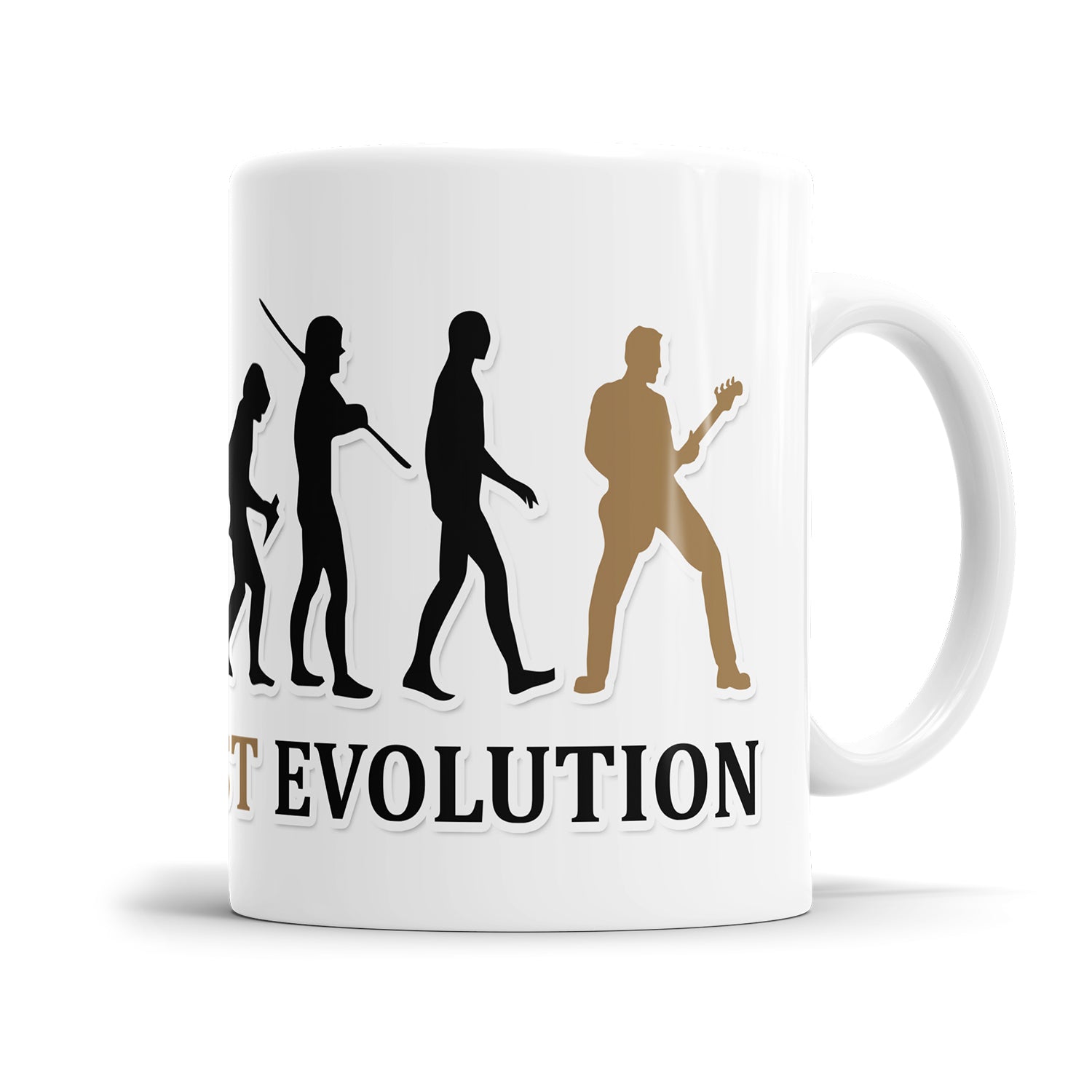 Bassist Evolution Tasse - Geschenkidee für Bassisten - Fulima