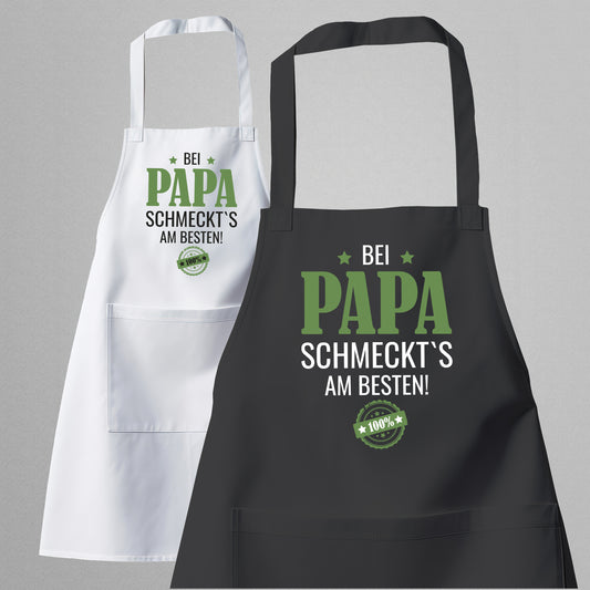 Grillschürze Papa - Bei Papa schmeckts am besten - Geschenkidee - Fulima