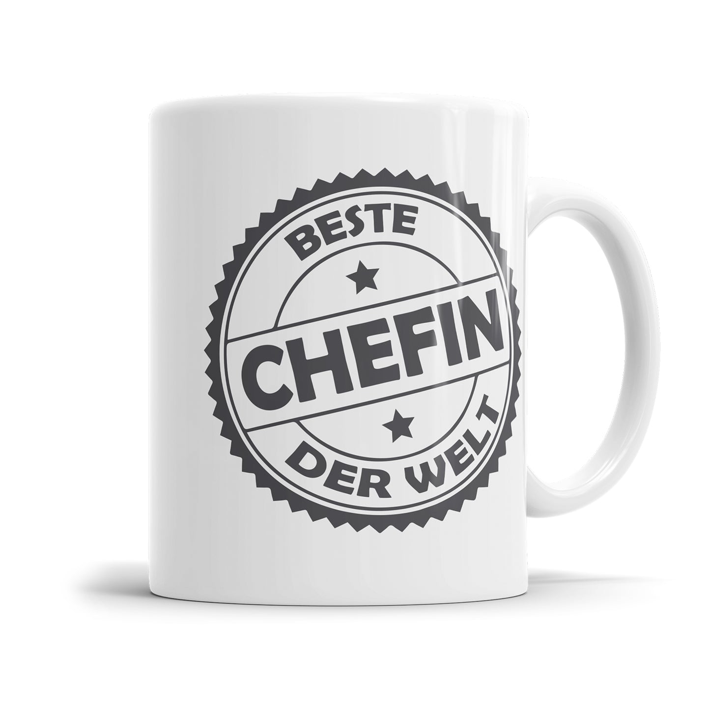 Beste Chefin der Welt Stempel Design - Beste Chefin Tasse - Fulima