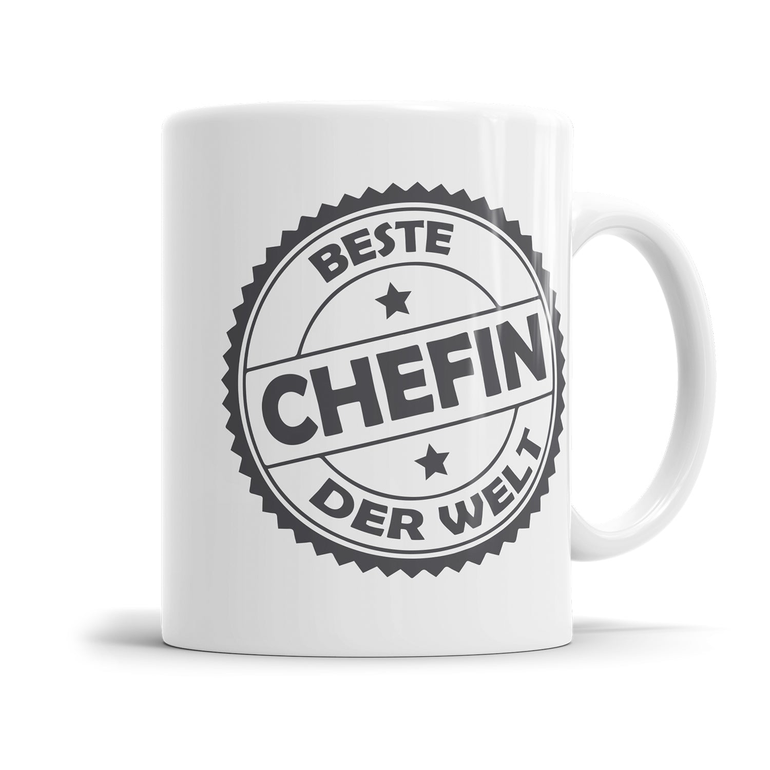 Beste Chefin der Welt Stempel Design - Beste Chefin Tasse - Fulima