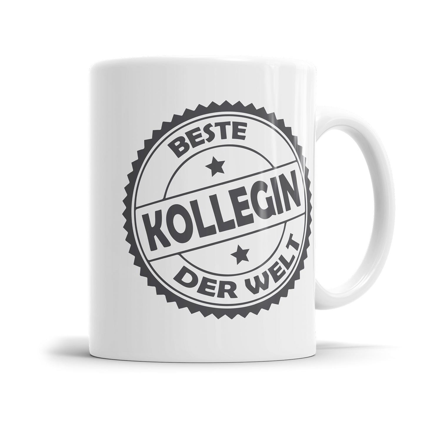 Beste Kollegin der Welt Stempel Design - Beste Kollegin Tasse - Fulima
