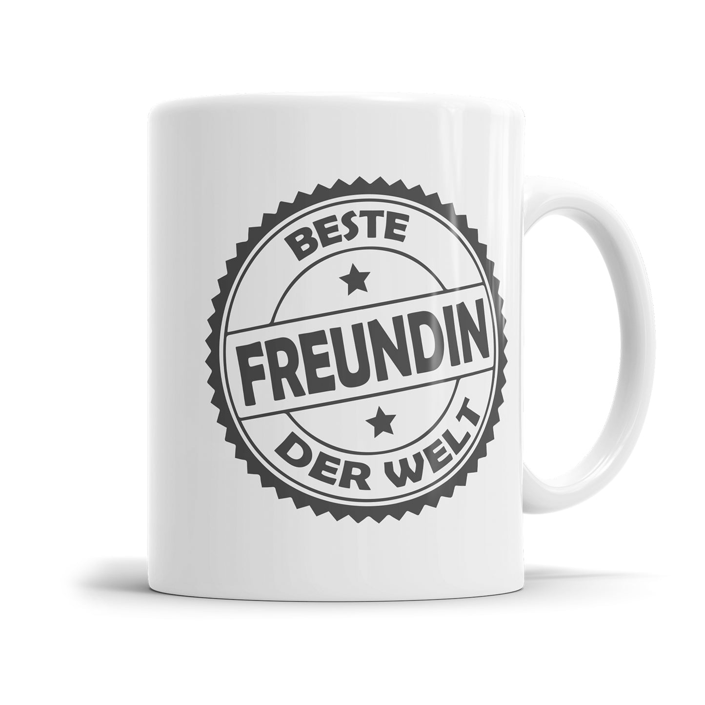 Beste Freundin der Welt Tasse Stempel Design Freundin Tasse
