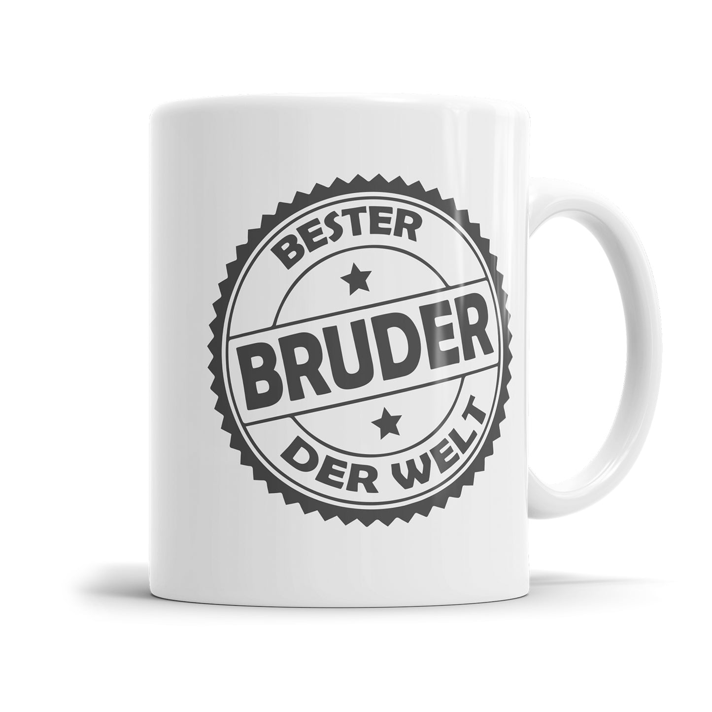 Bester Bruder der Welt Tasse Stempel Design Bruder Tasse