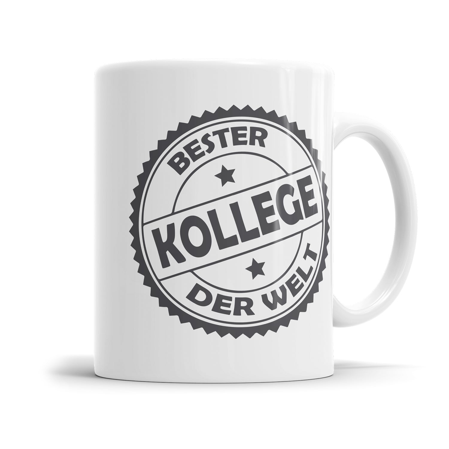 Bester Kollege der Welt Stempel Design - Bester Kollege Tasse - Fulima