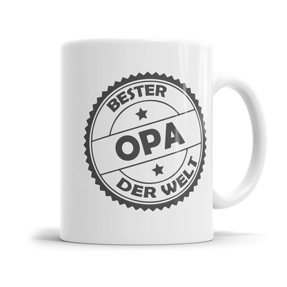 Bester Opa der Welt Stempel Design - Bester Opa Tasse - Fulima