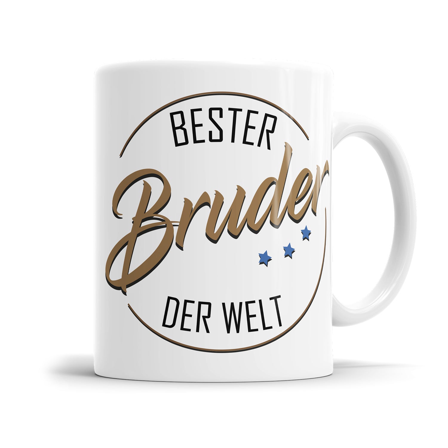 Bester Bruder der Welt Tasse – Sterne Design – Geschenkidee - Fulima
